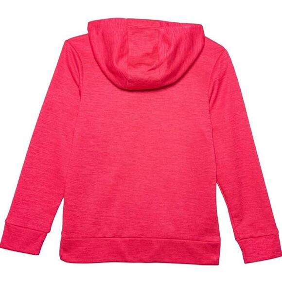 NEW adidas Girls Pink Core Embossed Hoodie MEDIUM - Picture 2 of 2